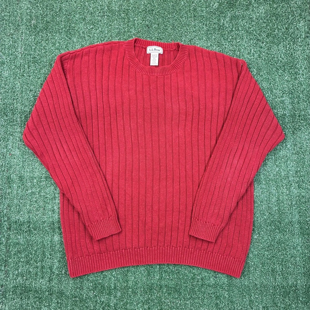 Vintage 90's L.L. Bean Ribbed CottonSweater